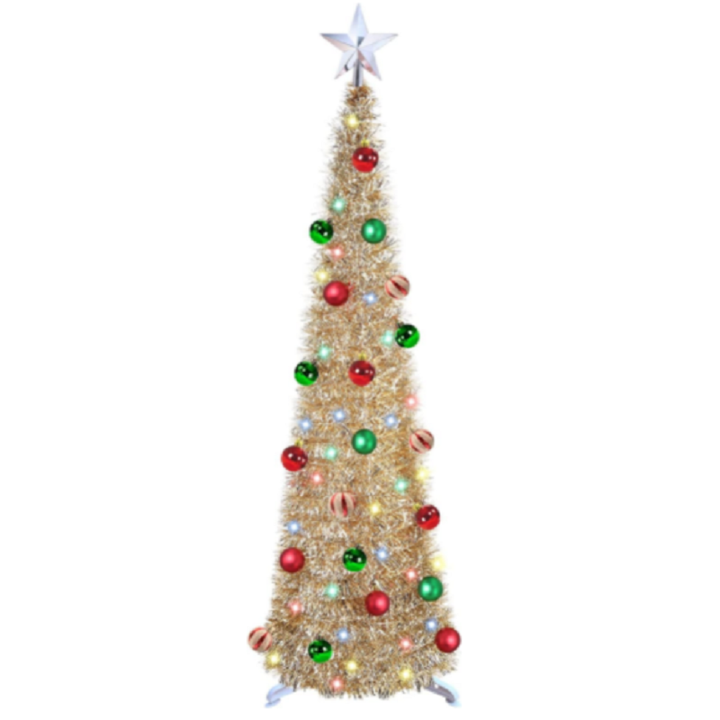 Champagne Gold 6ft Pop Up Christmas Tree