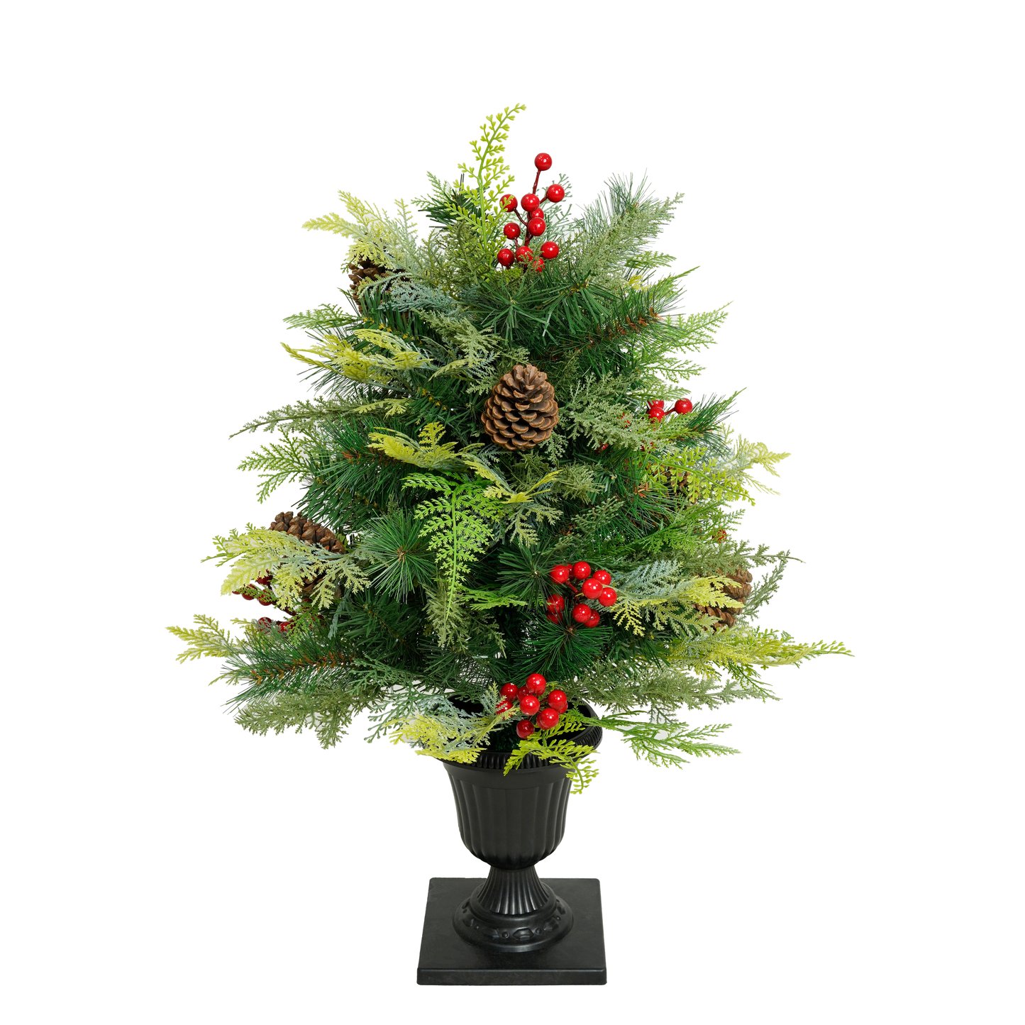 Mini Fir Mixed Xmas Tree with Ornaments