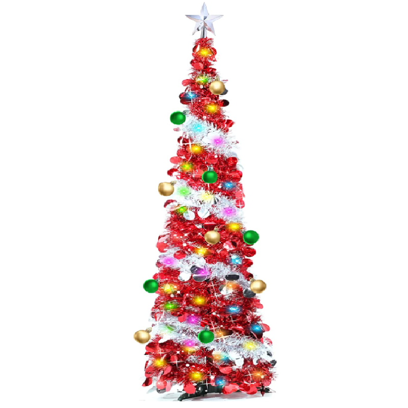 Two-tone PET 6ft Pop Up Christmas Tree