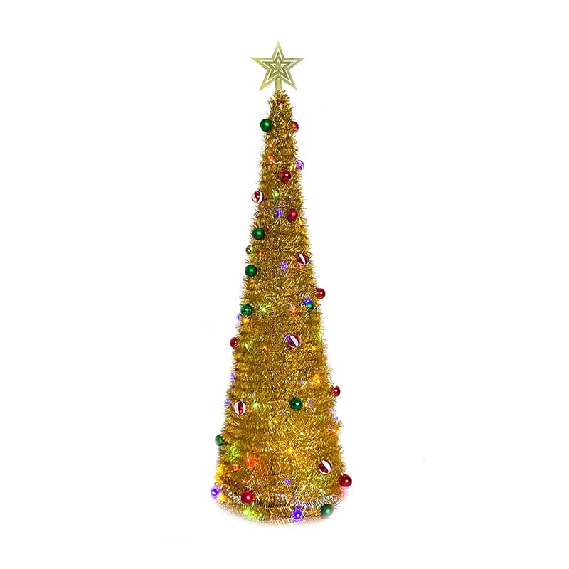 Pop Up Christmas Tree With Multi Color Lights