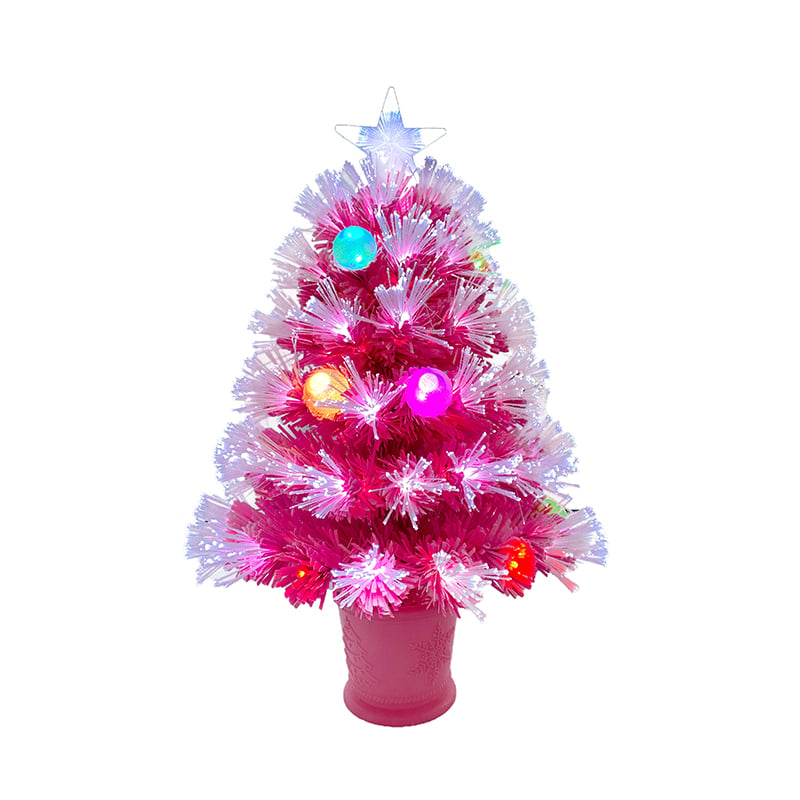 Small Tabletop Fiber Optic Christmas Tree