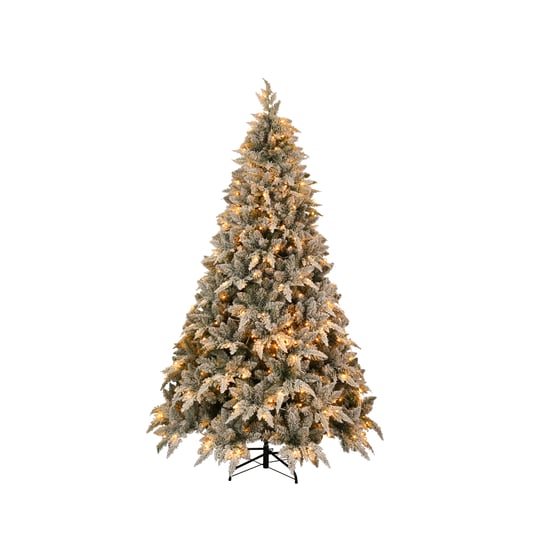 6FT Fir Flocked Xmas Tree with LED