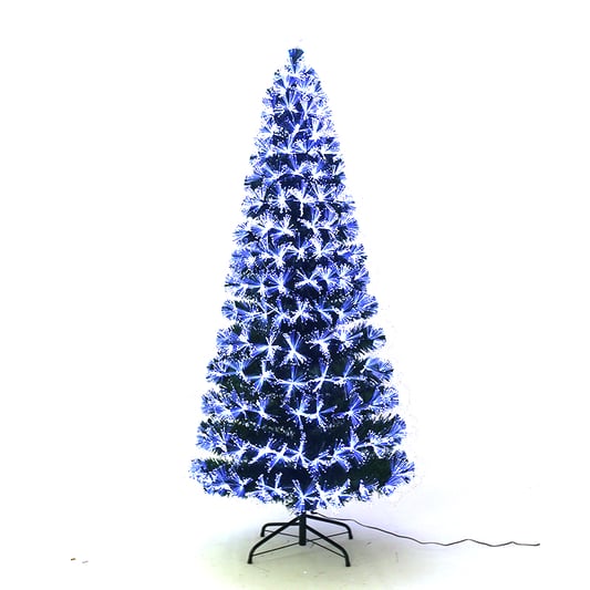 Blue Fiber Optic Christmas Tree