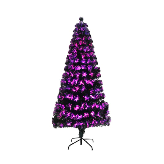 Purple Fiber Optic Christmas Tree