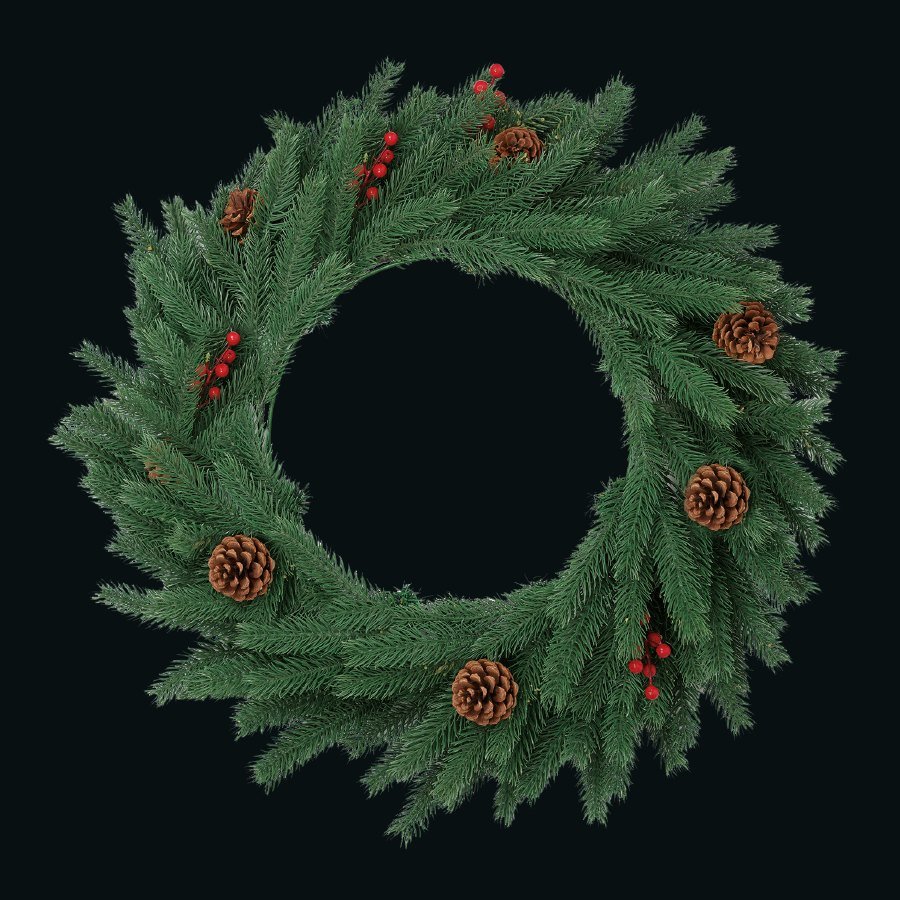 Christmas Wreaths, style 01